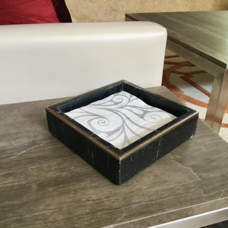 Mercer41 Marble Napkin Holder Wayfair